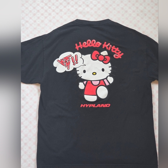 Hypland x Hello Kitty Crew Neck Graphic Tee | Size Large | Rare Collab - Picture 5 of 6